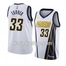 Dres Indiana Pacers Myles Turner 33 Nike 2018-19 Bijela Swingman